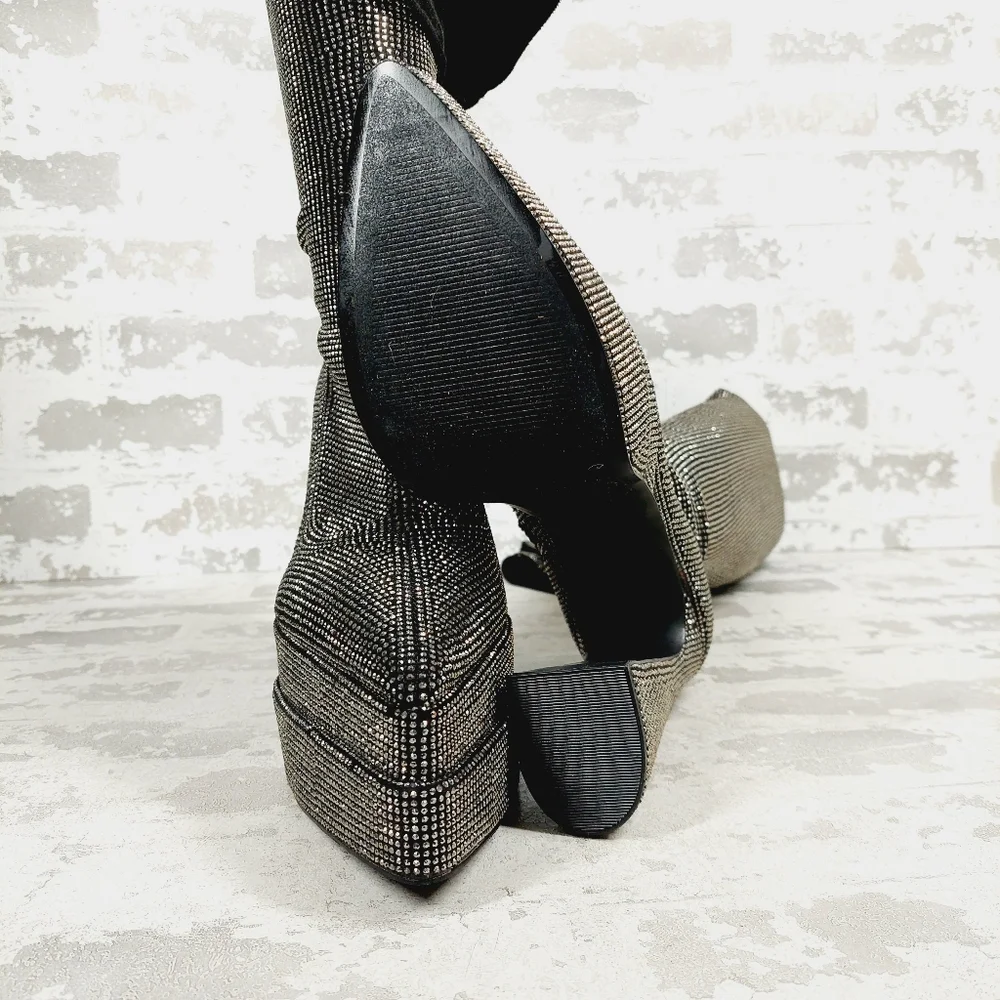 NEW Steve Madden Sultry Studded Platform Over the Knee Boots C1058 - Picture 9 of 16